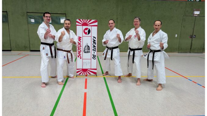 Die Trainer vom SV Rot-Weiß Kassel beim Karate Tag